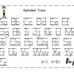 Free Printable Alphabet Letter Tracing Worksheets | Angeline   Free Printable Alphabet Tracing Worksheets For Kindergarten