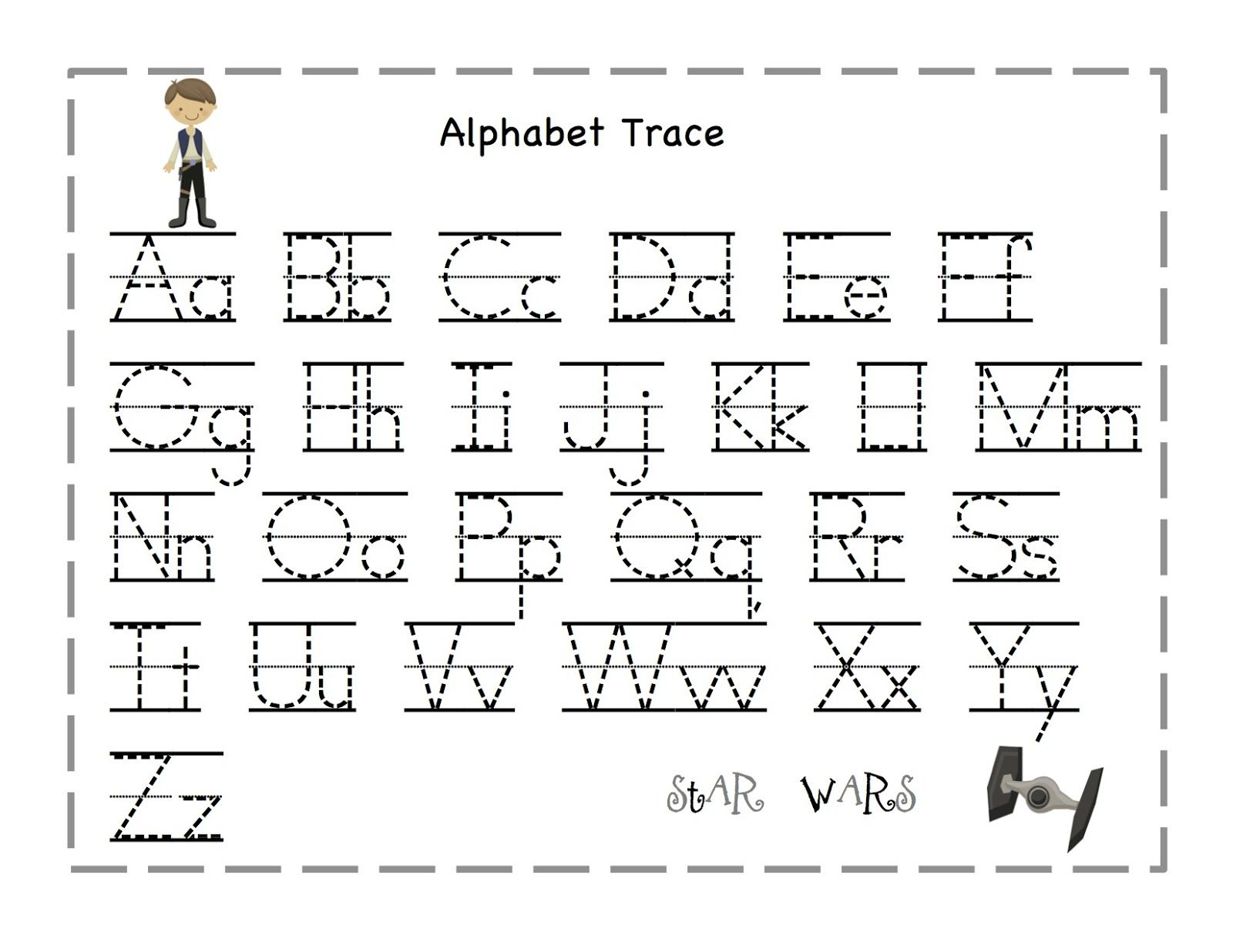 Free Printable Alphabet Letter Tracing Worksheets | Angeline - Free Printable Alphabet Tracing Worksheets For Kindergarten