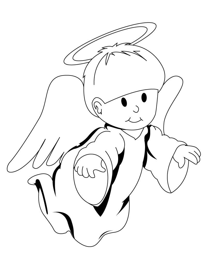 Free Printable Angel Coloring Pages For Kids - Clipart Best - Free Printable Pictures Of Angels