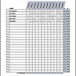 Free Printable Attendance Sheets Within Free Printable Attendance   Free Printable Attendance Forms For Teachers