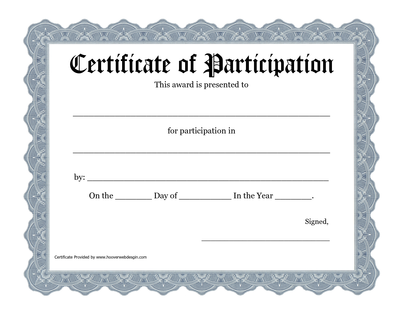 Free Printable Award Certificate Template - Bing Images | 2016 Art - Free Printable Blank Certificate Templates