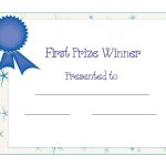 Free Printable Award Certificate Template | Free Printable First   Free Printable First Day Of School Certificate