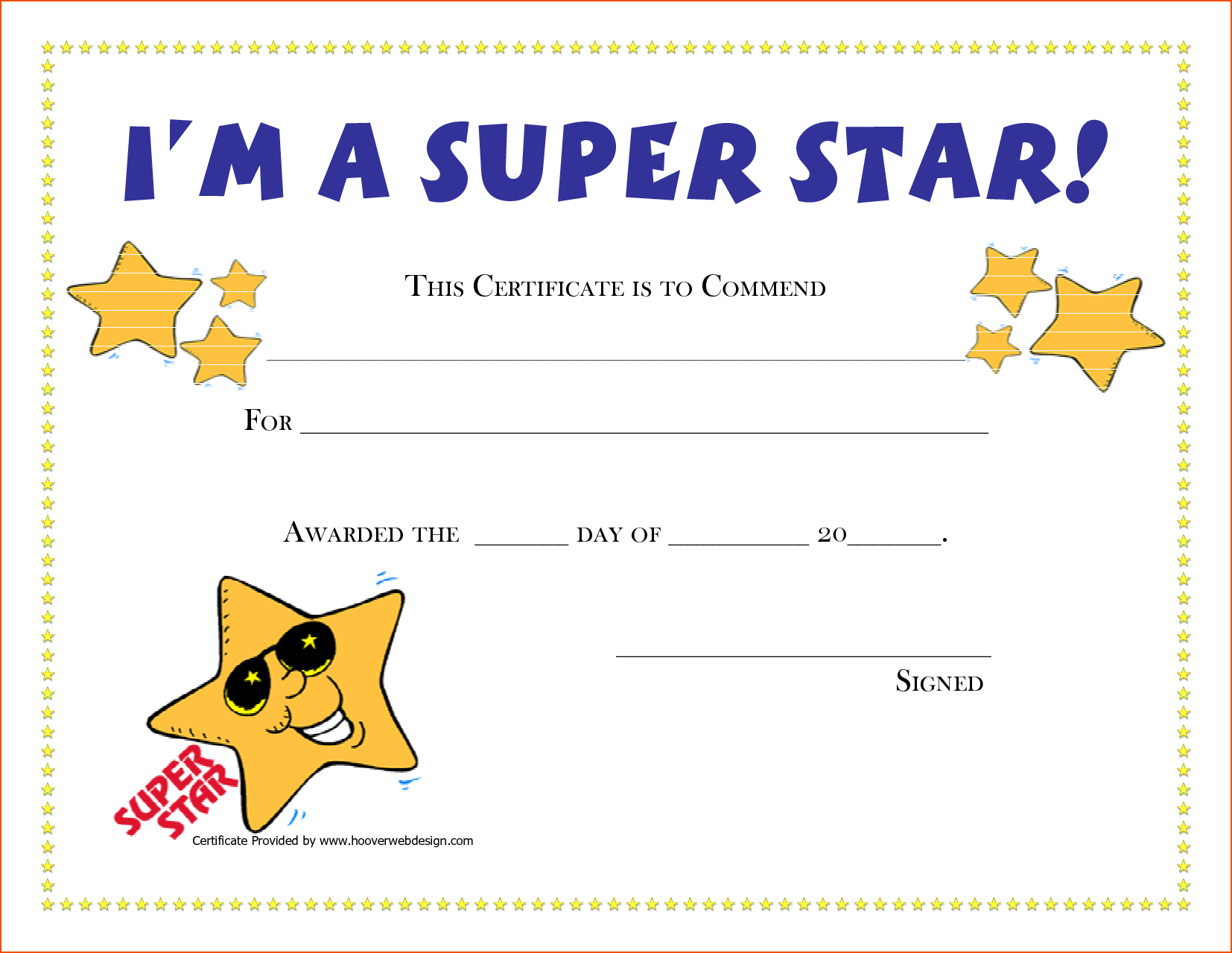 Free Printable Awards For Elementary School Award Certificates - Free Printable Award Certificates For Elementary Students