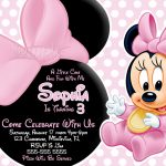 Free Printable Baby Minnie Mouse Invitations 36 Inch Shower   Free Printable Baby Mickey Mouse Birthday Invitations