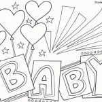 Free Printable Baby Shower Coloring Pages   Free Printable Baby Shower Coloring Pages
