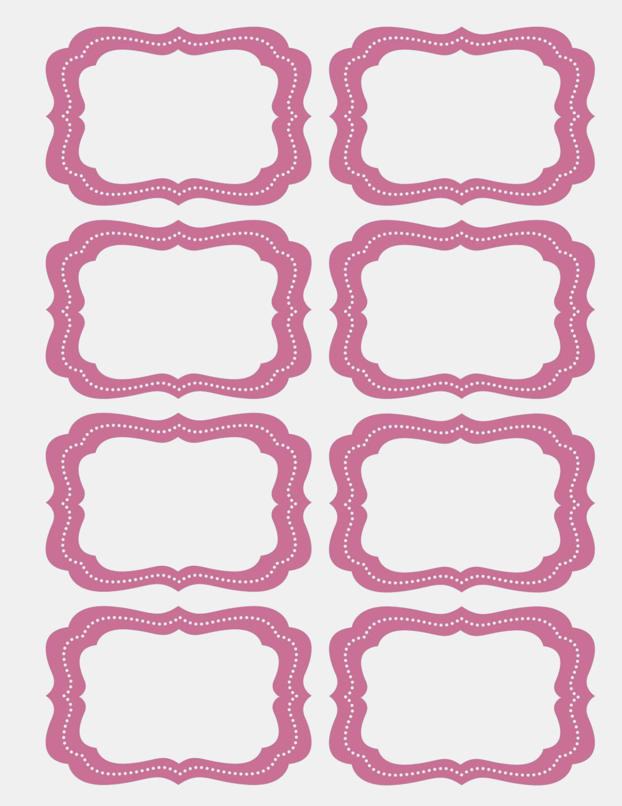 Free Printable Bag Label Templates | Candy Labels Blank Image - Free Printable Candy Buffet Labels Templates