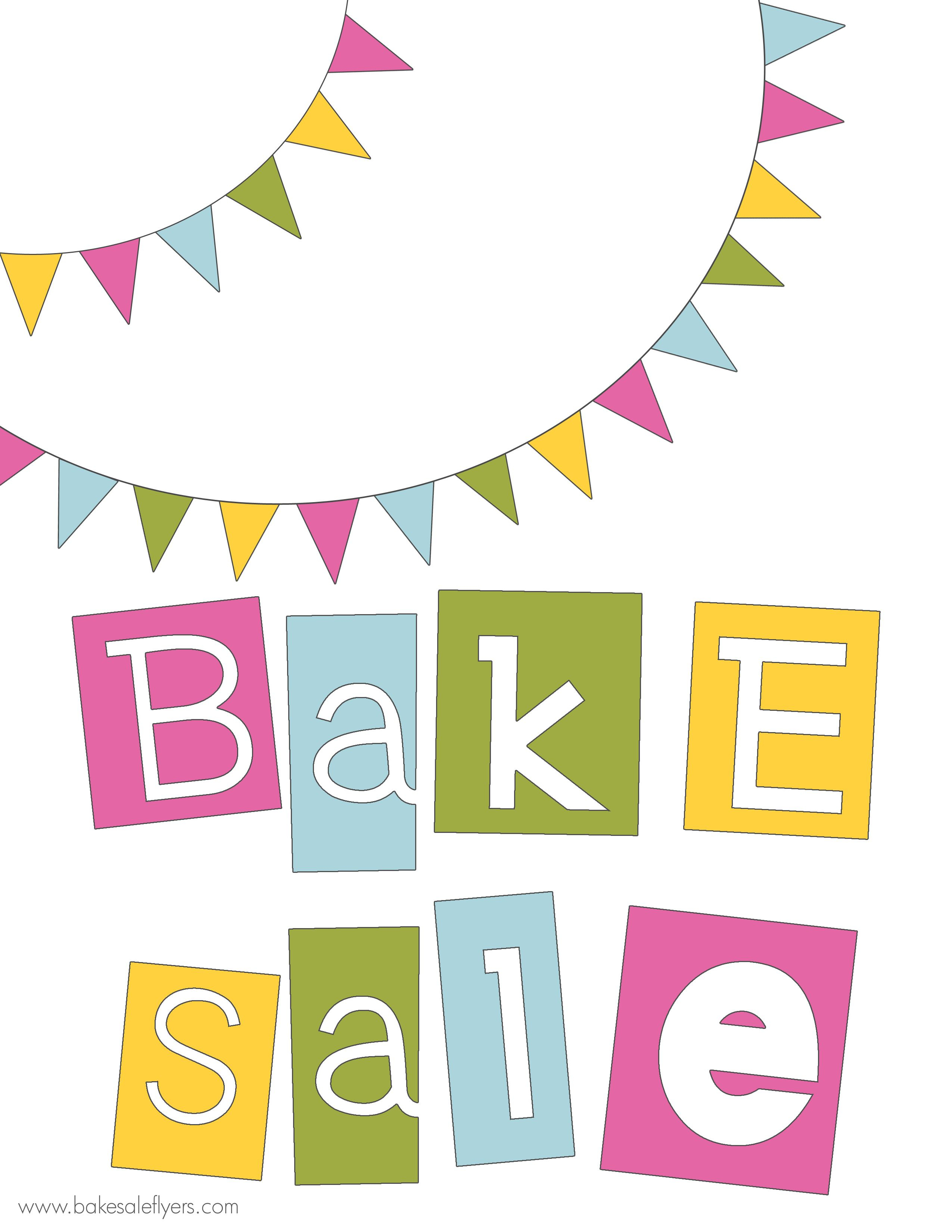 Free Printable Bake Sale Banner | Bake Sale Ideas | Pinterest | Bake - Free Printable Flyers