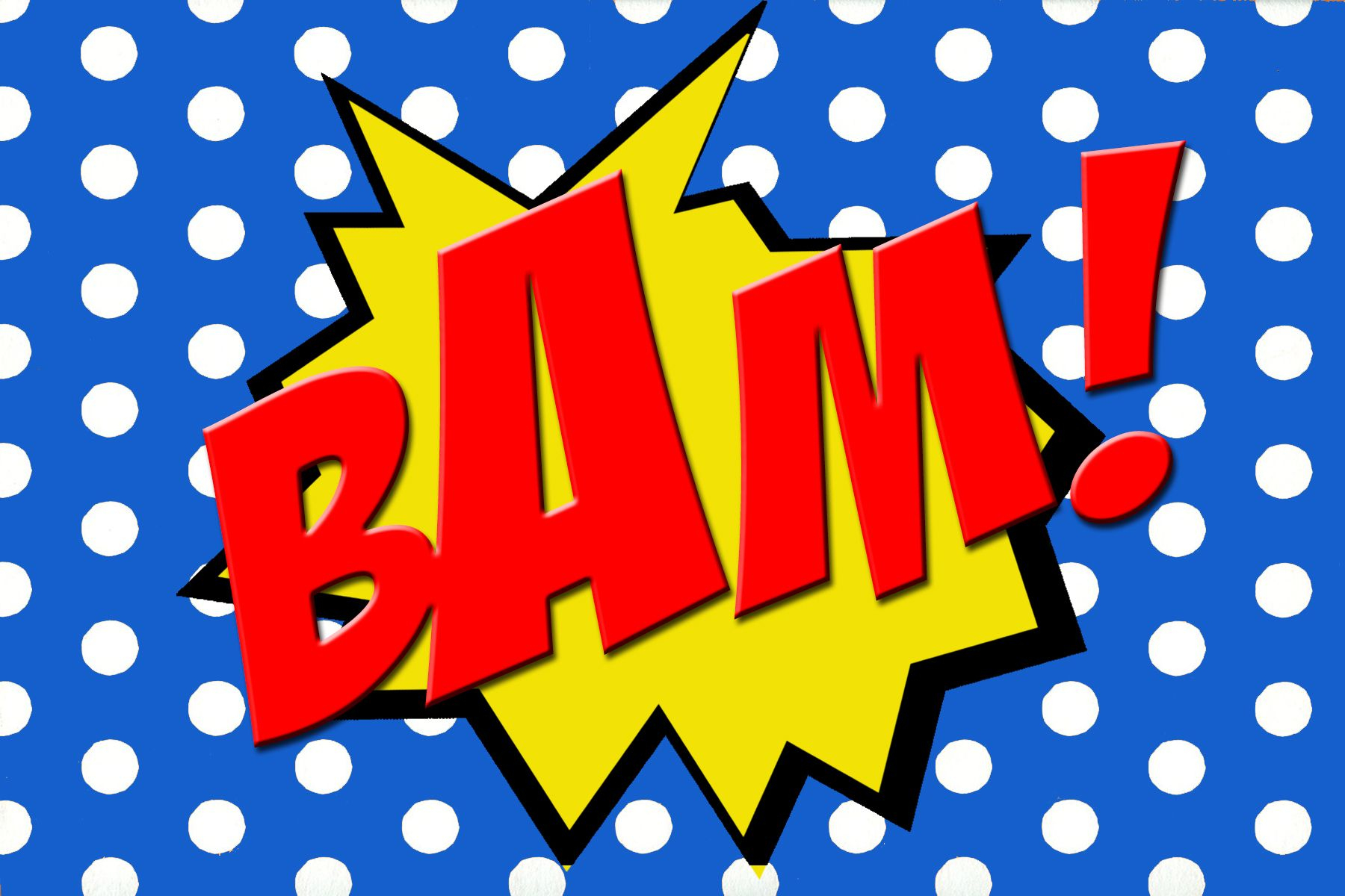 Free Printable Bam! Comic Book Word. | Super Hero Party | Pinterest - Free Printable Superhero Words