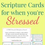 Free Printable Bible Verse Cards | The Group Board On Pinterest   Free Printable Scripture Cards