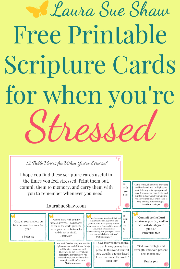 Free Printable Bible Verse Cards | The Group Board On Pinterest - Free Printable Scripture Cards