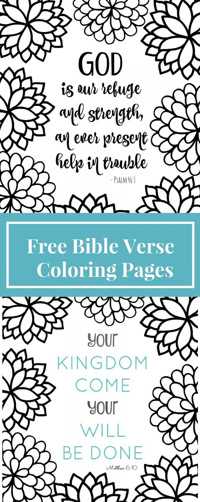 Free Printable Bible Verse Coloring Page | Bible Journaling - Free Printable Bible Coloring Pages With Verses