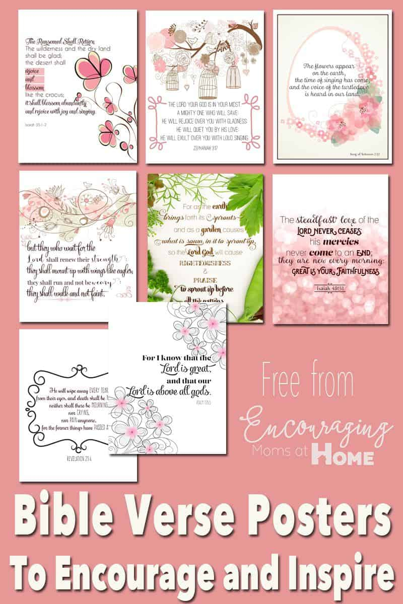 Free Printable Bible Verses To Encourage And Inspire Homeschool Moms - Free Printable Scripture Cards