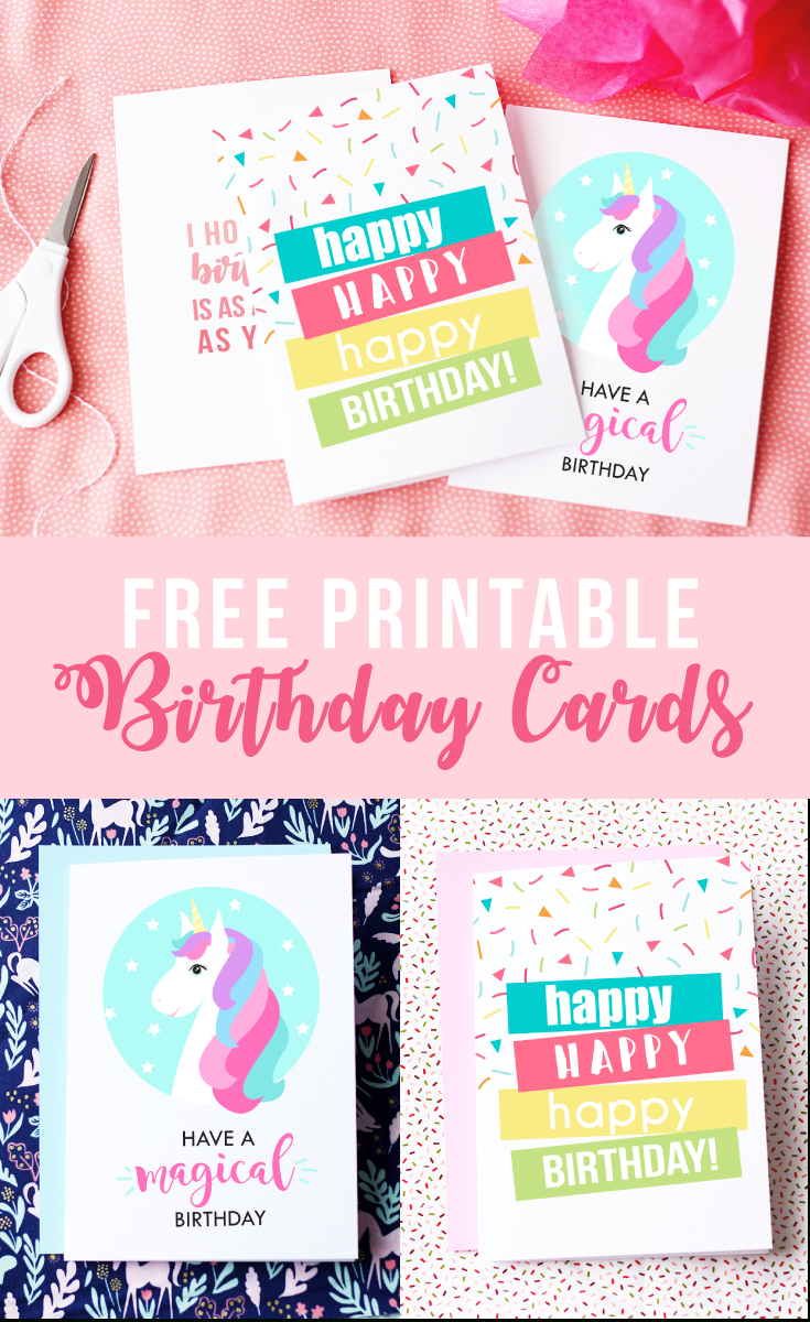 Free Printable Birthday Cards | Skip To My Lou - Happy Birthday Free Cards Printable