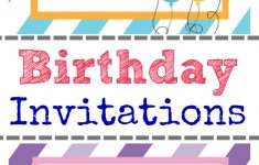 Free Printable Birthday Invitations With Pictures