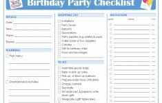 Free Printable Checklist