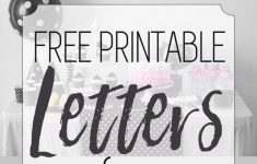 Diy Swank Free Printable Letters