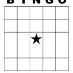 Free Printable Blank Bingo Cards Template 4 X 4 | Classroom | Sight   Free Printable Bingo Cards 1 100