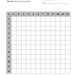 Free Printable Blank Multiplication Table | Multiplication Table   Free Printable Blank Multiplication Table 1 12