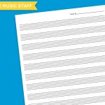 Free Printable Blank Music Staff Paper   Download At Paging Supermom   Free Printable Music Staff