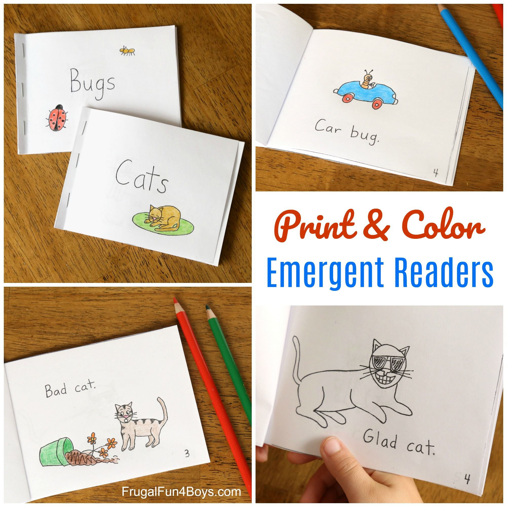 Free Printable Books For Beginning Readers - Level 1 (Easy | Free - Free Printable Books For Beginning Readers
