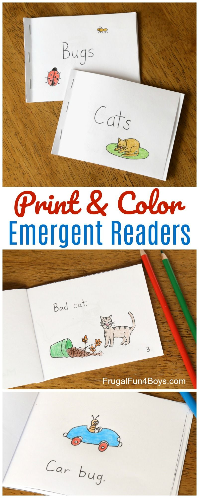 Free Printable Books For Beginning Readers - Level 1 (Easy - Free Printable Leveled Readers For Kindergarten