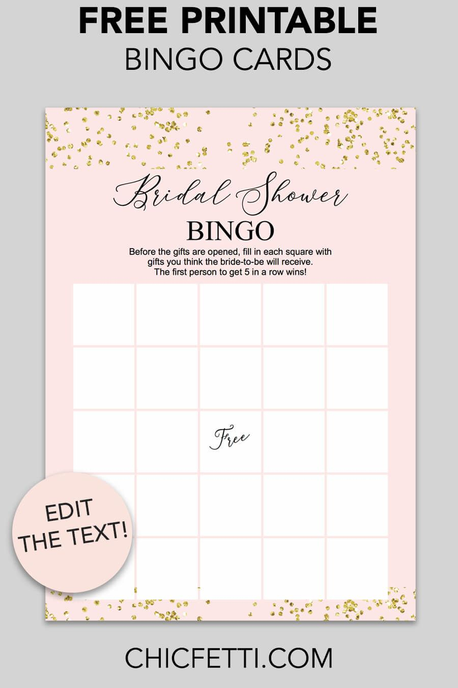 Free Printable Bridal Shower Bingo In 2018 | Wedding/shower - Free Printable Bridal Shower Bingo