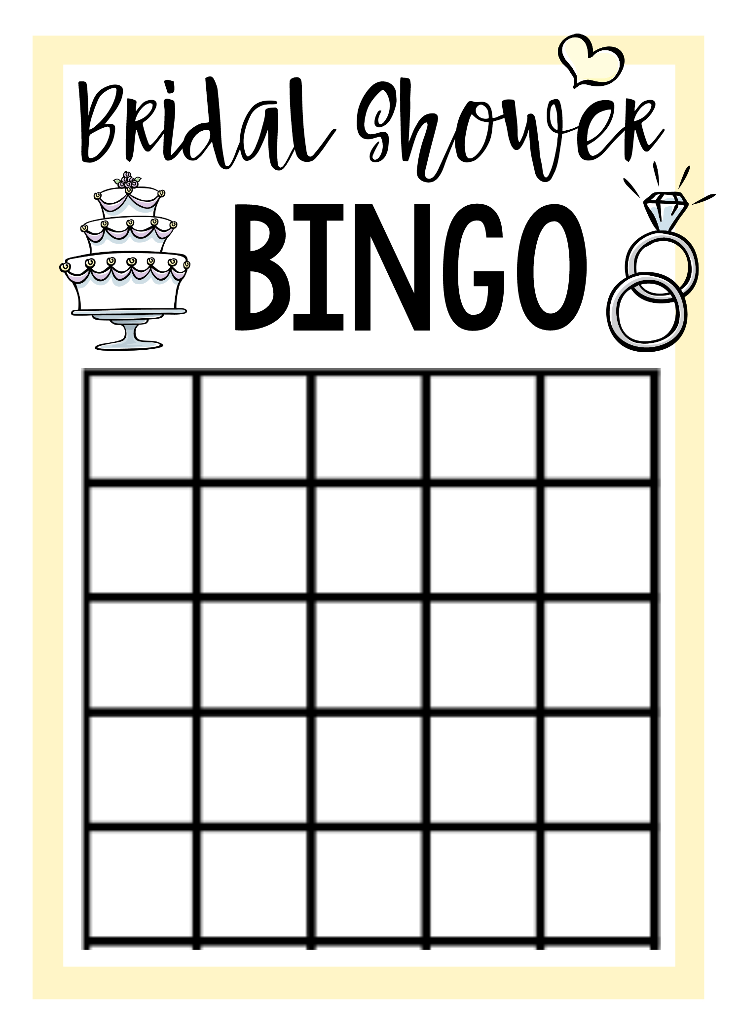 Free Printable Bridal Shower Games | Bridal Stuff | Pinterest - Free Printable Bridal Shower Bingo