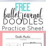 Free Printable Bullet Journal Doodles Practice Sheet | Inspiration   Free Printable Hoy Sheets