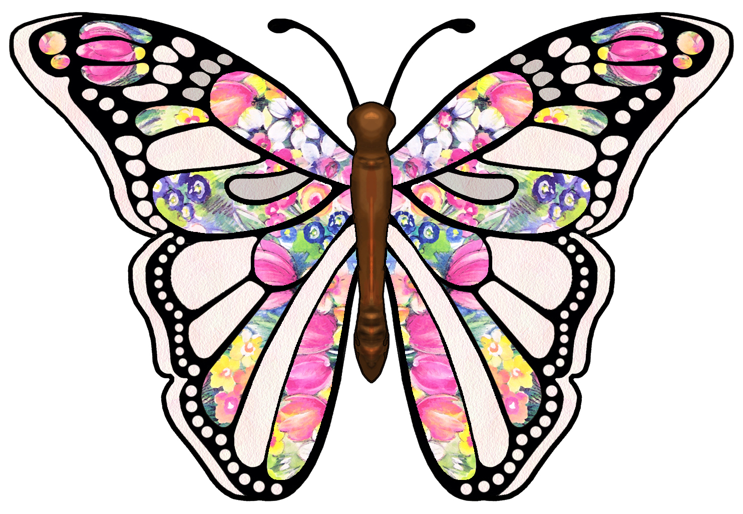 Free Printable Butterfly Clip Art Freeuse Download - Rr Collections - Free Printable Butterfly Clipart