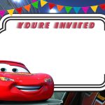 Free Printable Cars 3 Lightning Mcqueen Invitation | Go | Cars   Free Printable Birthday Invitations Cars Theme