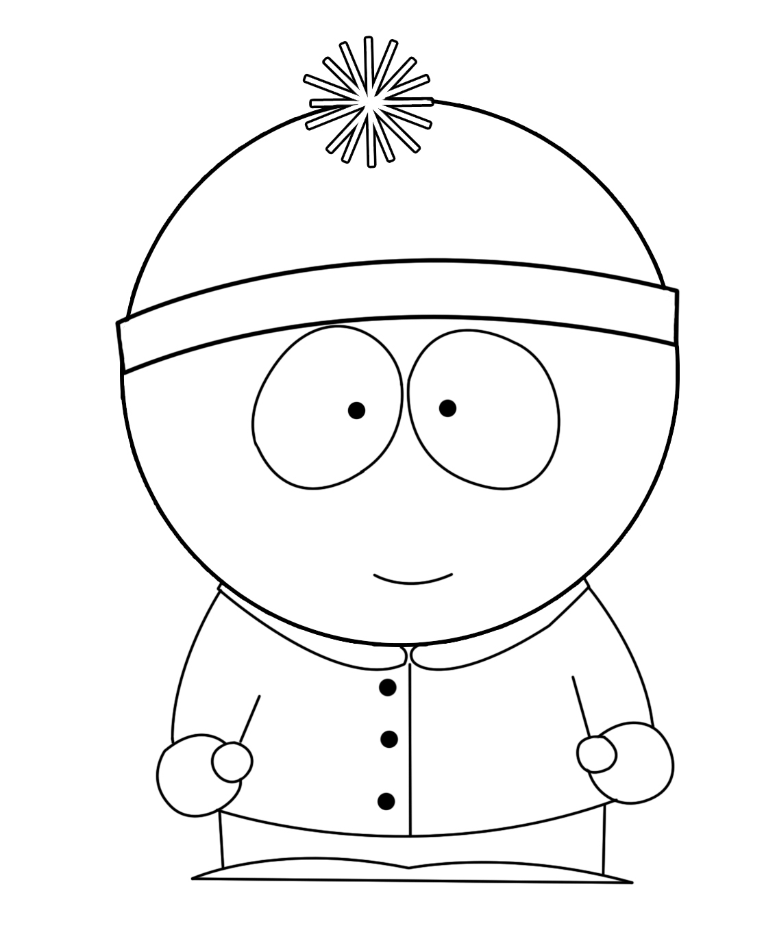 Free Printable Cartoons – With Comic Pictures Also Toddler Coloring - Free Printable South Park Coloring Pages