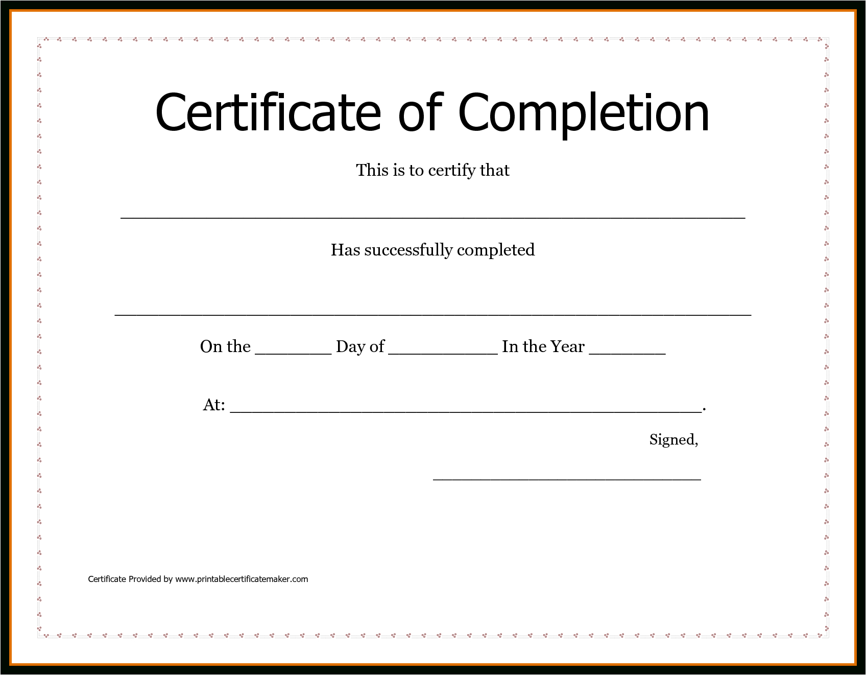 Free Printable Certificate Of Achievement Word Template Letter - Free Printable Blank Certificates Of Achievement