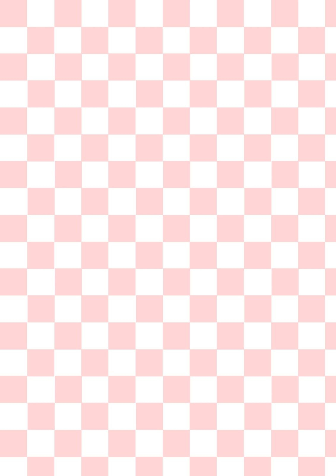 Free Printable Checkerboard Pattern Paper | Pinkwhite | Diary Note - Free Printable Wallpaper Patterns