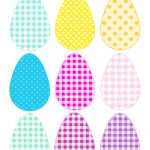 Free Printable Cheerfully Colored Easter Eggs   Ausdruckbare   Free Printable Easter Bunting