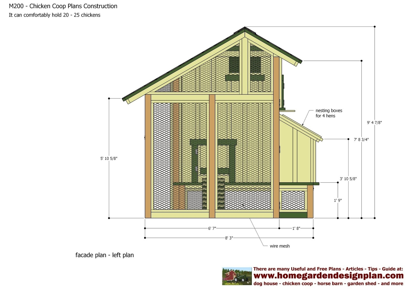 Free Printable Chicken Coop Plans | Bestprintable231118 - Free Printable Chicken Coop Plans