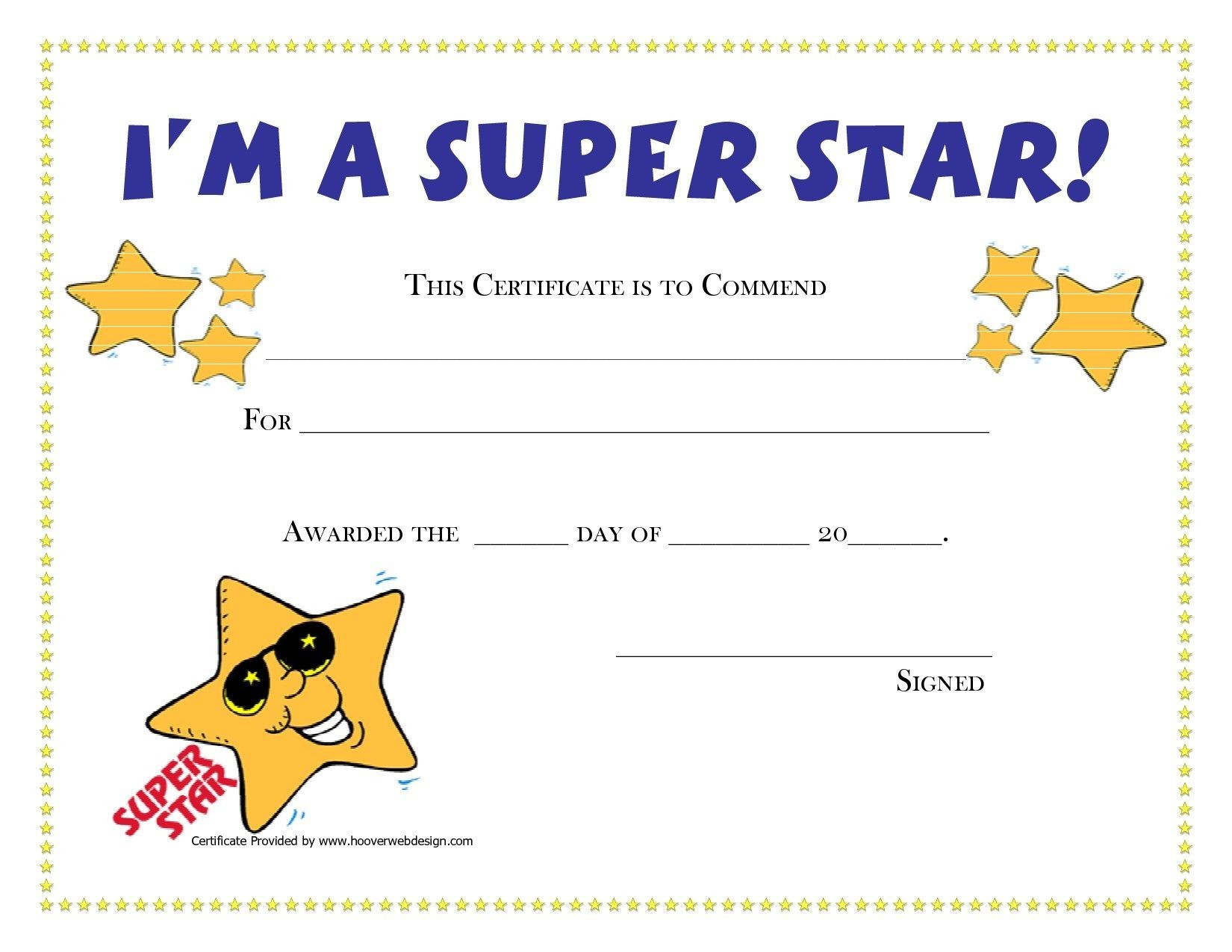 Free Printable Childrens Certificates Templates - Reeviewer.co - Free Printable Children&amp;#039;s Certificates Templates