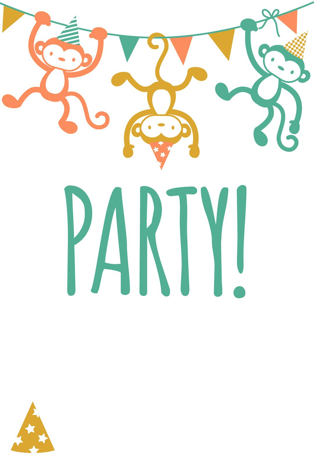 Free Printable Childrens Party Invitation | Free Printables - Jungle Theme Birthday Invitations Free Printable