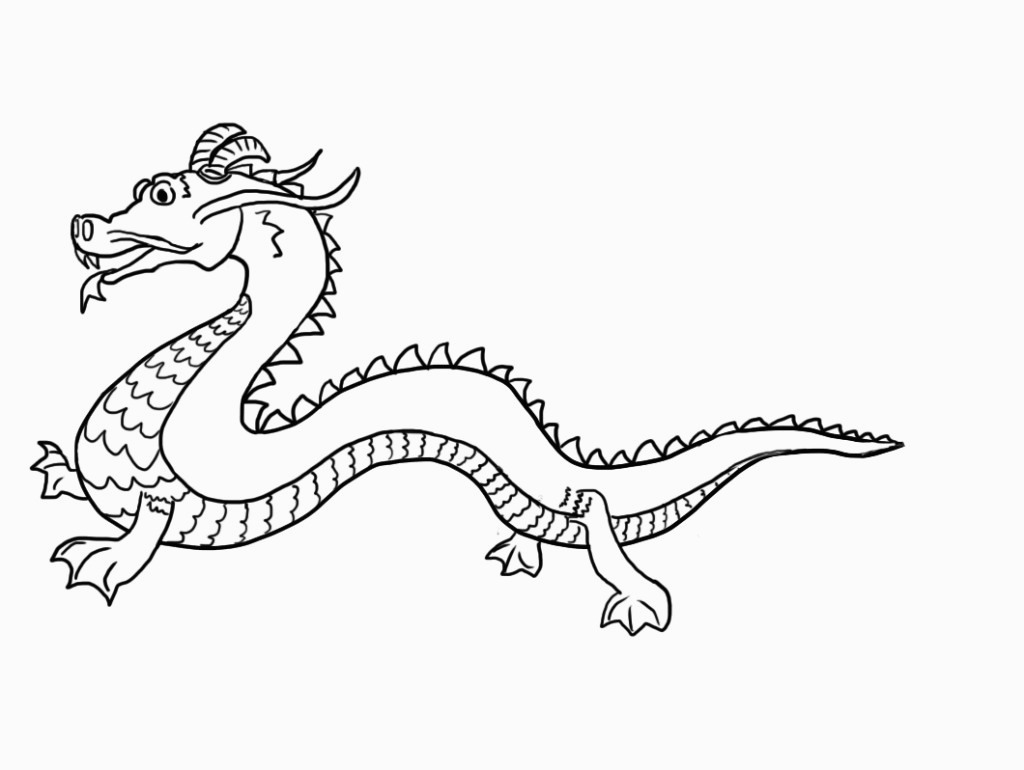 Free Printable Chinese Dragon Coloring Pages For Kids For Dragon - Free Printable Chinese Dragon Coloring Pages