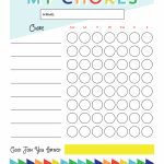 Free Printable   Chore Chart For Kids | Ogt Blogger Friends   Free Printable Pictures For Chore Charts