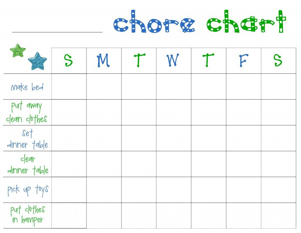 Free Printable Chore Charts For Toddlers | Popular Pins - Frugal - Free Printable Chore Charts