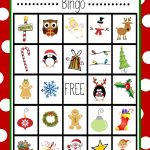 Free Printable Christmas Bingo Game | Christmas | Pinterest   Free Christmas Bingo Game Printable