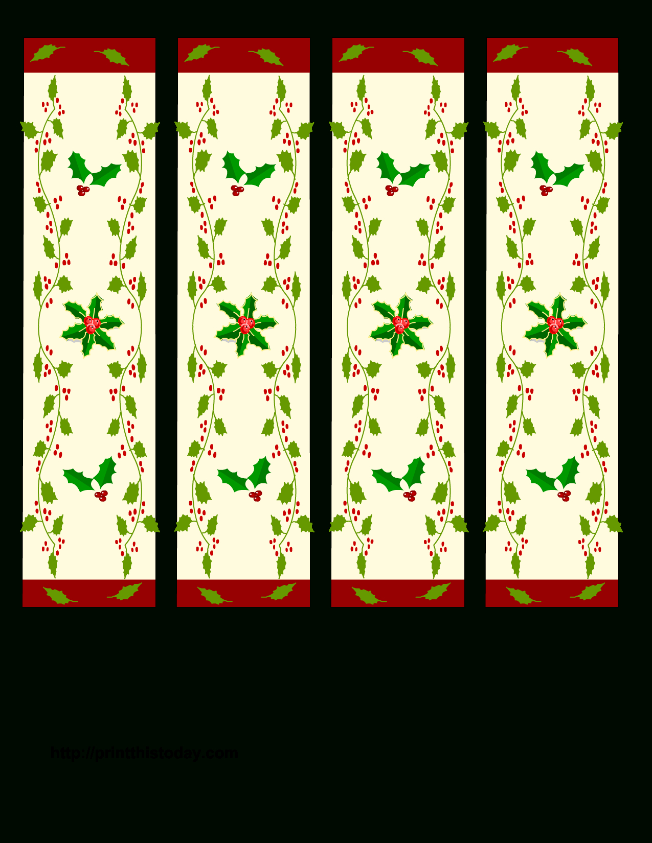 Free Printable Christmas Bookmarks | Christmas Printables - Free Printable Bookmarks For Christmas