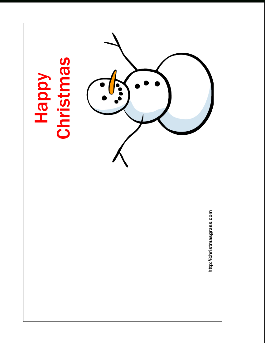 Free Printable Christmas Cards | Free Printable Happy Christmas Card - Free Printable Christmas Cards To Color