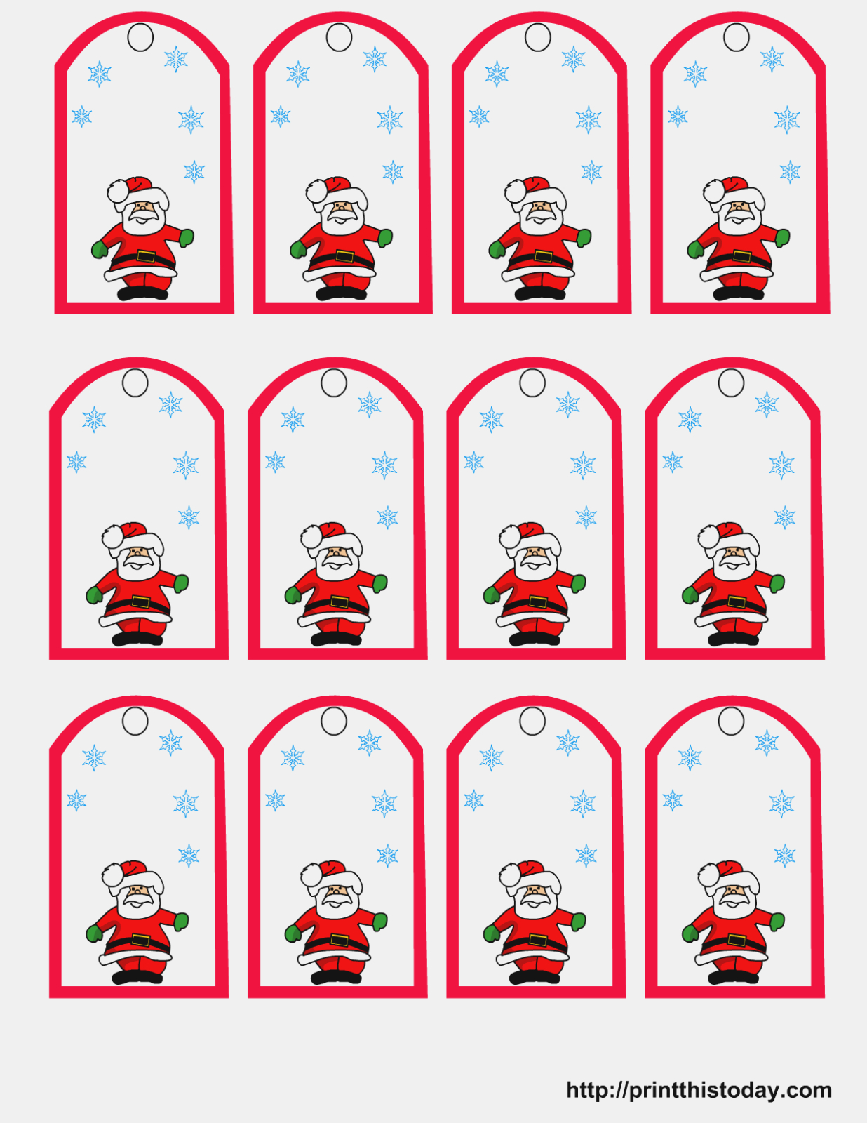 Free Printable Christmas Cards | Printable Santa Claus Christmas - Free Printable Christmas Labels