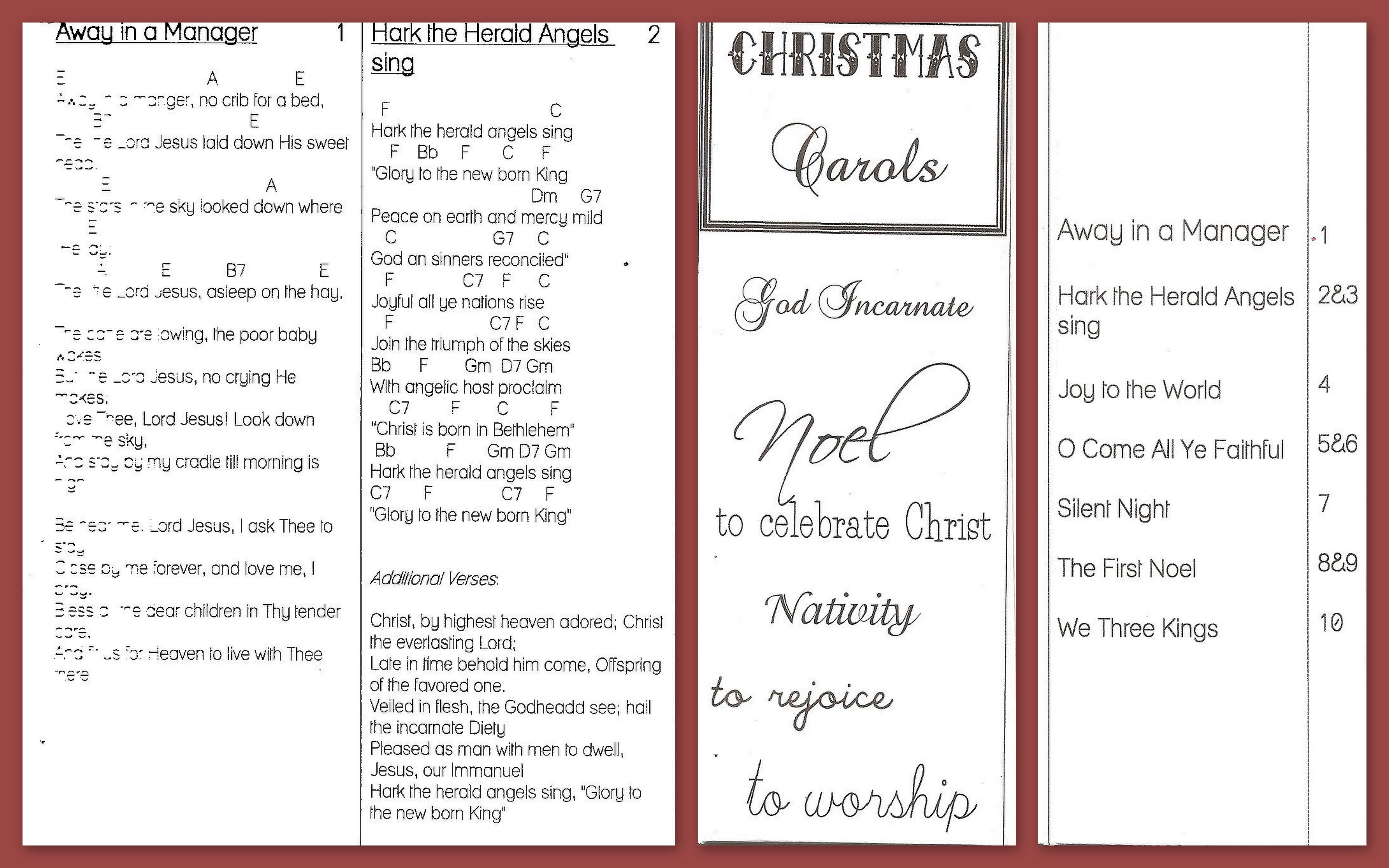 Free Printable Christmas Carols Booklet – Festival Collections - Free Printable Christmas Carols Booklet
