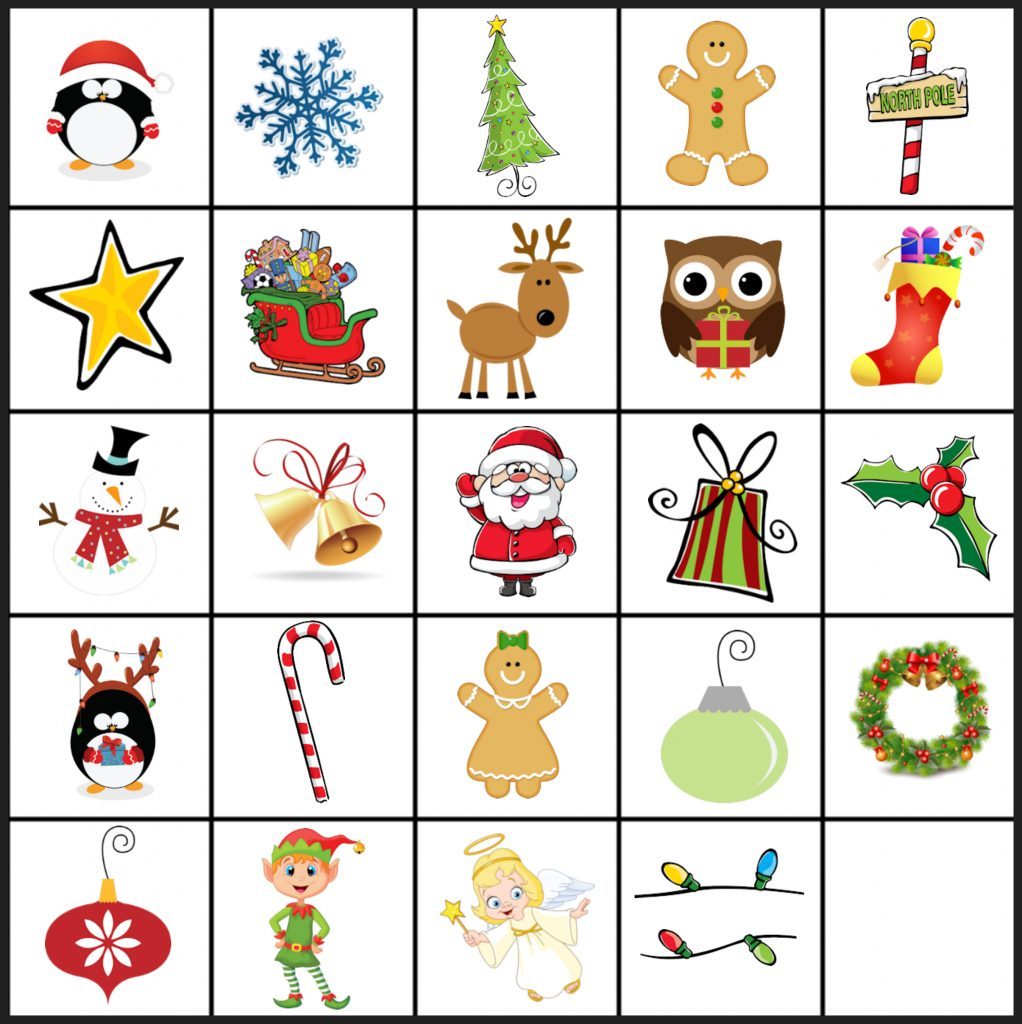Free Printable Christmas Games: Christmas Matching Game In Free - Free Printable Snap Cards