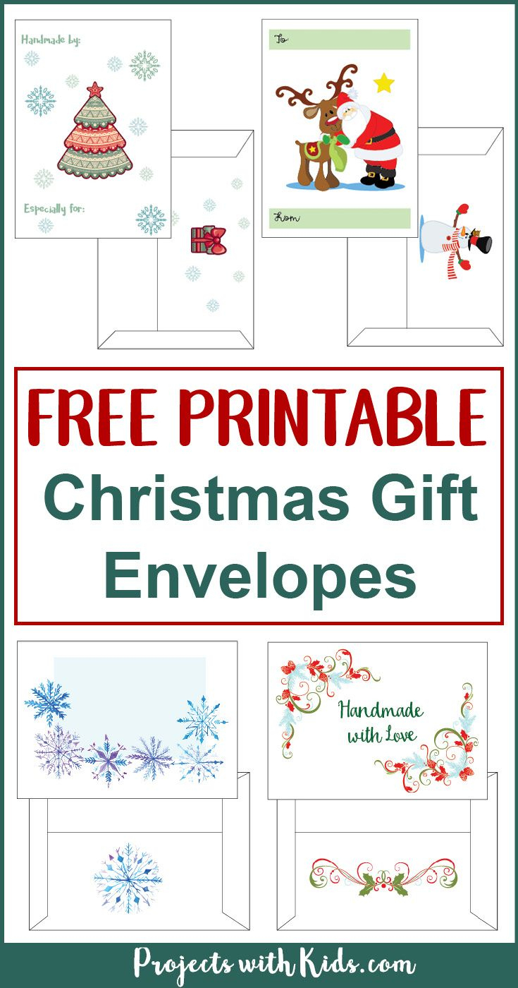 Free Printable Christmas Gift Envelopes | Envelopes | Free Christmas - Free Printable Envelopes