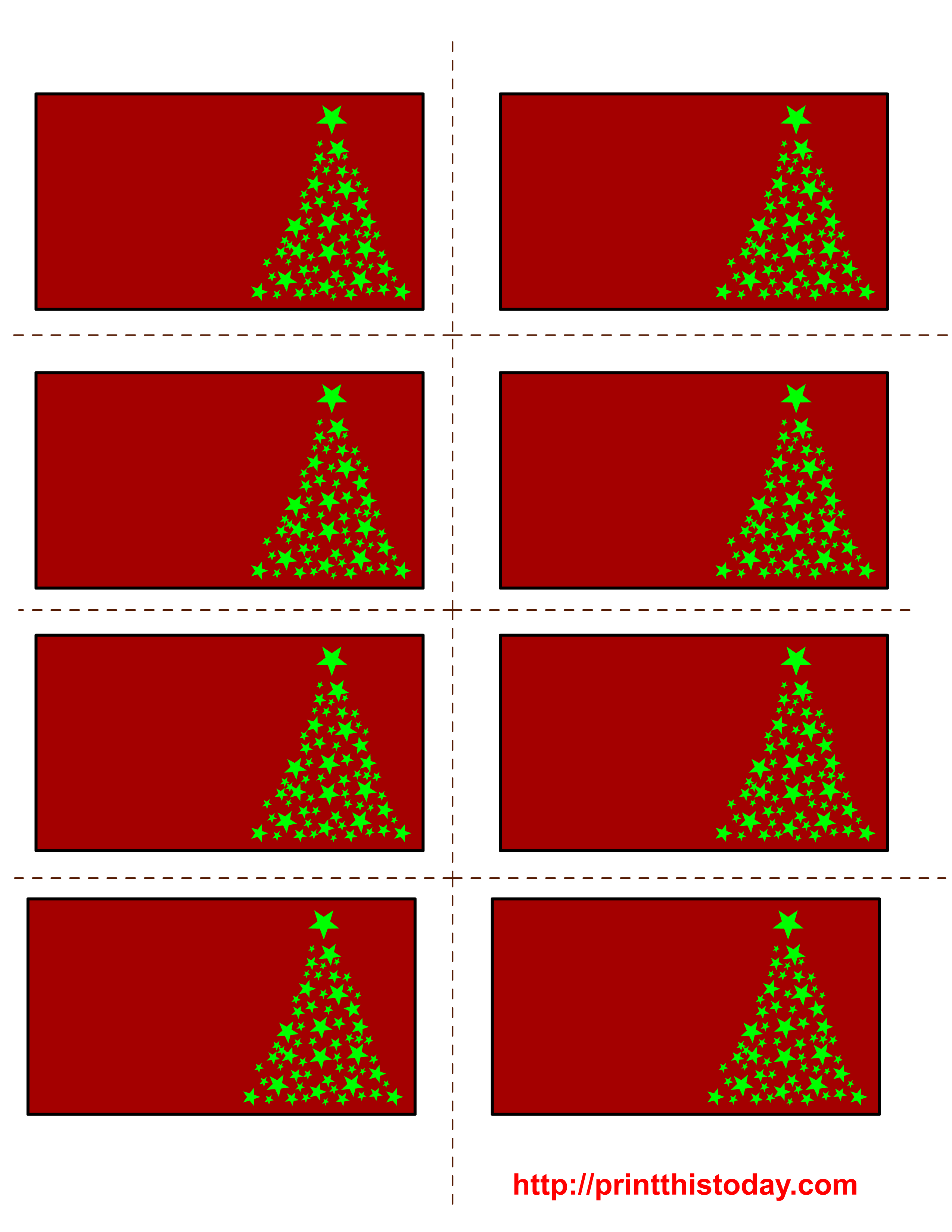 Free Printable Christmas Labels With Trees - Christmas Labels Free Printable Templates
