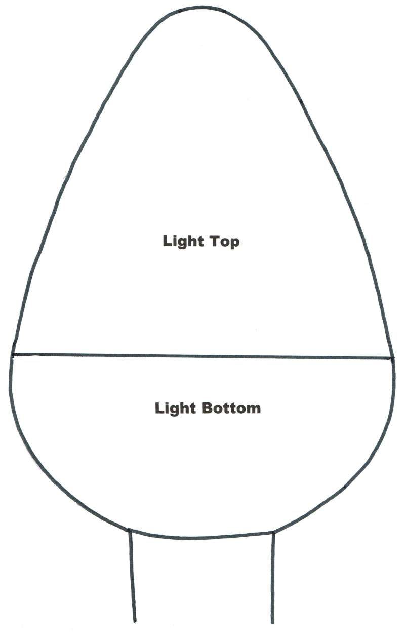 Free Printable Christmas Light Bulb Template ✓ The Imagine - Free Printable Christmas Lights Coloring Pages