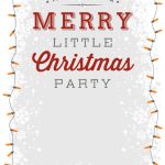 Free Printable Christmas Party Flyer Templates Holiday Invitation   Holiday Invitations Free Printable